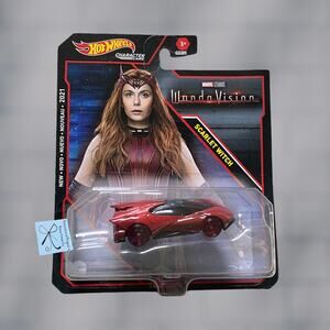 Hot Wheels Marvel Studios Disney Plus WandaVision Scarlet Witch Character Car